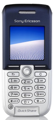 Sony Ericsson K300i visual blue Handy ohne Branding 41J4E0ES8EL