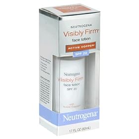 Neutrogena Visibly Firm Face Lotion, Active Copper, SPF 20, 1.7 Ounce
