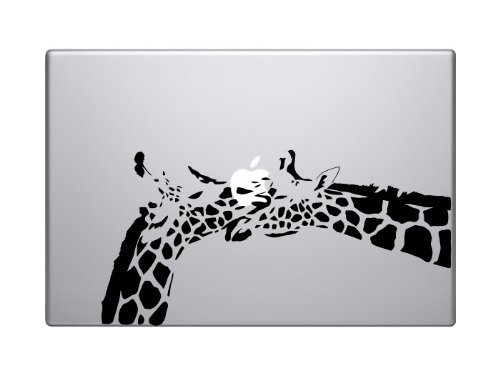 Two Giraffe in Love Apple Macbook Symbol Keypad Iphone Ipad Decal Skin Sticker Laptop