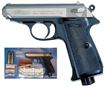 Walther PPK S Silver air pistol