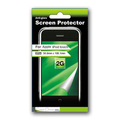 External hard drive:Green Onions Supply Anti-Glare Screen Protector for iPod touch 2G, 3G