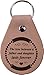 CustomGiftsNow The love between a father and daughter lasts forever - Large Leather Key Chain