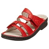Propet Womens Marina Walker Sandal,Red Smooth,10.5 M (US Womens 10.5 B)