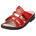 Propet Women's Marina Walker Sandal,Red Smooth,9 W (US Women's 9 D)