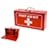 PT First Aid Kit Medicine Cabinet Red