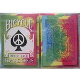  Rare Bicycle Tie Dye Deck Playing Cards Tye Die Magic