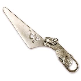 Pewter Mouse Cheese Knife Spreader by Modern Artisans