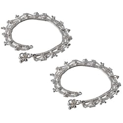 Sterling Silver Jewelry Ankle Bracelet Pairs 10.25 inches