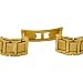 41J4M0RhH3L. SL75  Invicta Womens Square Angel Diamond GoldTone Chronograph Watch