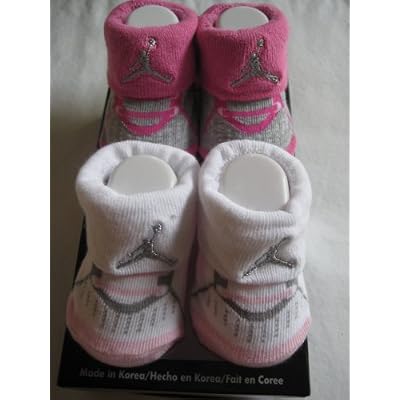 Nike Jordan Booties for Girl Baby (Pink/White)