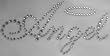 Iron On Hot Fix Clear Crystal ANGEL Transfer