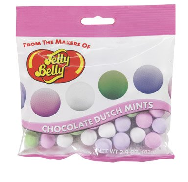 JELLY BELLY CANDY COMPANY 44010 CHOCOLATE DUTCH MINTS 2.9 Oz (Pack of 12) by JELLY BELLY CANDY COMPANY