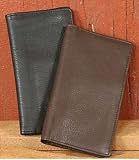 2B Leather Checkbook Wallet Waxy Milled