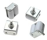 Shepherd Hardware 9441 Appliance Casters, Chrome
