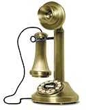Crosley Radio CR64-BR The Candlestick Phone Brushed Brass