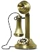 Crosley Radio CR64-BR The Candlestick Phone Brushed Brass