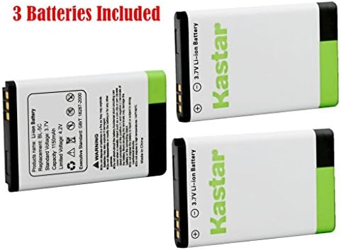 Kastar BL-5C Battery (3-Pack) for NOKIA 1100,2112,2270,2280,2285,2300,2600,2850,3100,3105,3120,3600,3620,3650,3660,5140,6108,6280,5030,5130,6030,6085,6086,6230,6230i,6267,6270,6555,6600,6630,6670,6680,6681,6820,6822,7600,7610,E50,E60,N70,N70 MusicEdition,N71,N72,N91,N91 8GB,N-Gage,XpressMusic,Degen and Meloson Portable AM/FM Radio --Supper Fast and Free Shipping from USA