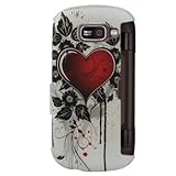 Hard Snap on Plastic With SACRED HEARTDesign Faceplate Cover Case for LG OC ....