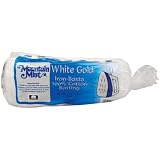 Mountain Mist White Gold 100% Cotton Quilt Batting, Crib 45-inch-by-60-inch