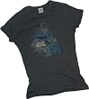 Biker -- Batgirl Crop Sleeve Fitted Juniors T-Shirt