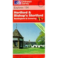 Hertford and Bishop's Stortford (Explorer Maps)