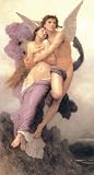 The Abduction of Psyche by Bouguereau -- 32.5 Art Print on Canvas from Oil Painting