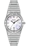 Bulova Women's Diamond Case Calendar Watch #96R009