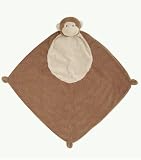 Chenille Monkey Baby Security Blanket (Brown,No Size)