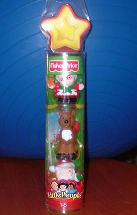 Fisher Price Little People Christmas Tube