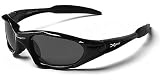 X-Loop Lunettes de Soleil - Sport - Cyclisme - Ski - Mode - Conduite - Motard / Mod. 1002 Noir / Taille Unique Adulte / Protection 100% UV400