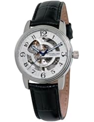 Stuhrling Original Womens 107BL.12152 Othello Classic Automatic Silver-tone Dial Watch