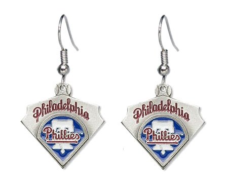 Philadelphia Phillies Dangle Earrings – MLB Baseball Fan Shop Sports Team Merchandise