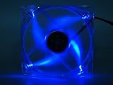 Rosewill RFX-120BL 120mm 2 Ball Bearing Blue LED Case Fan with Fan Controller Set