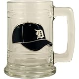 Detroit Tigers Cups, Mugs & Shots : Detroit Tigers Team Logo Glass Tankard