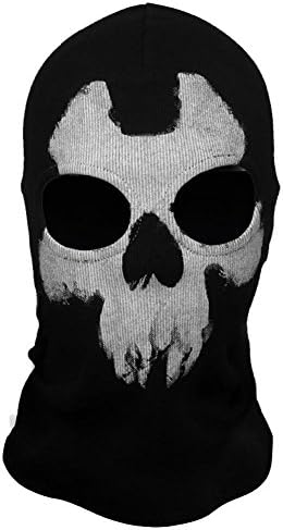 Yiding Call of Duty 10 COD Ghost Balaclava Logan Skull Face Mask Hood Biker #9