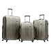 Travelers Choice Luggage Toronto Three Piece Hardside Spinner Luggage, Gold, One Size