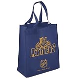 NHL Florida Panthers Navy Blue Reusable Tote Bag