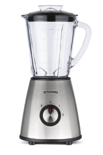 Grossag MX 14 Standmixer mit Glaskrug / 0.8 L / edelstahl gebürstet / 300 Watt