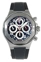 Girard Perregaux Laureato Evo3 Mens Black Rubber Strap Black Dial Stainless Steel Automatic Chronograph Watch 80180-11-614-FK6A