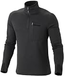 Marmot Herren Fleece Pullover Half Zip, black, S