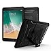 Spigen Tough Armor TECH with Custom-Fit Tempered Glass Designed for iPad 9.7 Case iPad Case (2017/2018) - Black