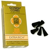 Review Gonesh  / Musk - Gonesh Incense Cones - Pack of 25