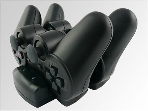 Childrens Toyshop  Electronics : greymobiles Dual Charging Dock Stand For Playstation 3 (PS3) SIXAXIS Controller