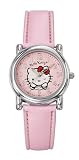 Hello Kitty - 4400202 - Montre Enfants - Quartz Analogique - Bracelet en Cuir - Rose