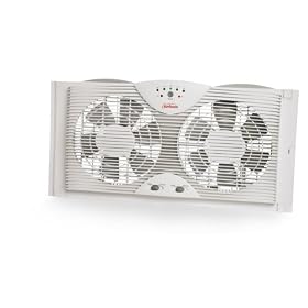 Sunbeam SWF4300 Twin Window Fan with Electronic Thermostat