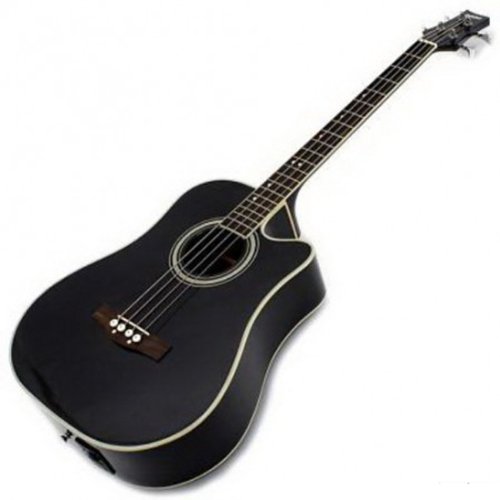 Produkt-Bild: Ashton ACB100CEQBK Akustik Bass Gitarre mit in-Tuner schwarz