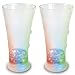 Buztronics 2 12-Ounce Light Up Pinsler Glasses