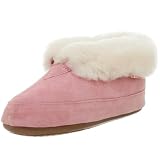  : Slippers International Women's Cuffed Bootie,Pink,5 M