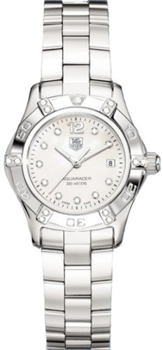 TAG Heuer Women's WAF141G.BA0813 Aquaracer Diamond Accented Watch