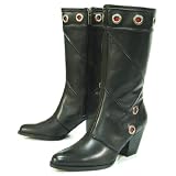 $120 Harley Davidson Saunter Ladies Black Boots Shoes by Harley-Davidson